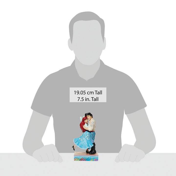 Jim Shore Disney Traditions: Ariel & Eric In Love Figurine sparkle-castle