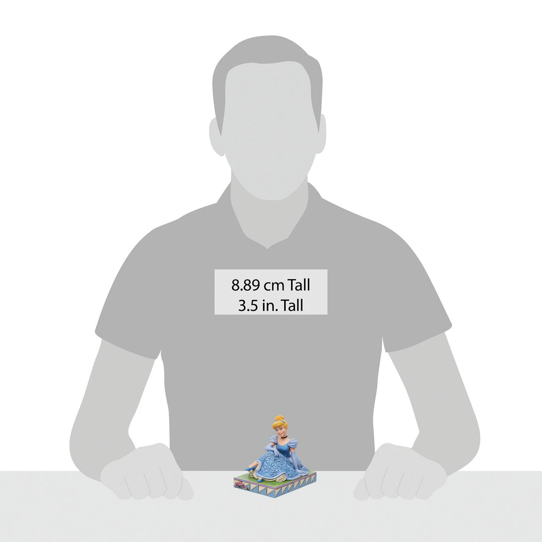 Jim Shore Disney Traditions: Cinderella Personality Pose Figurine sparkle-castle