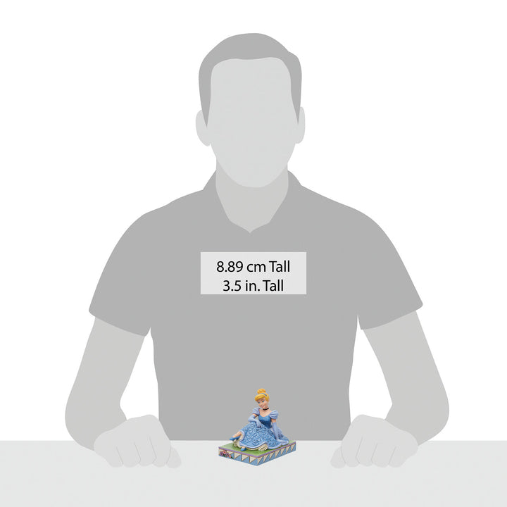 Jim Shore Disney Traditions: Cinderella Personality Pose Figurine sparkle-castle