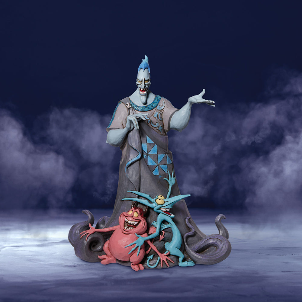 Jim Shore Disney Traditions: Hades with Pain & Panic Figurine sparkle-castle