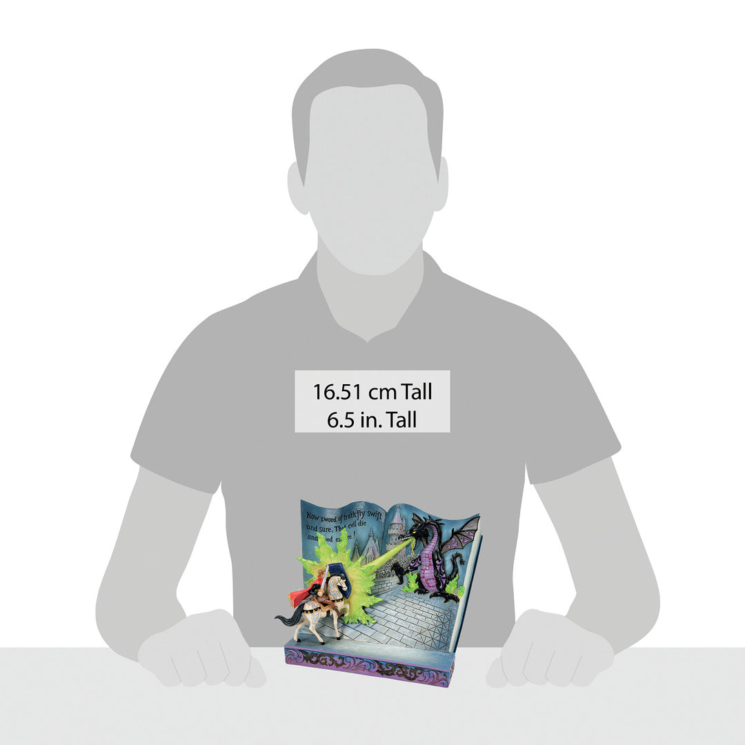 Jim Shore Disney Traditions: Maleficent Storybook Figurine sparkle-castle