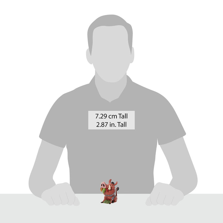 Jim Shore Disney Traditions: Mini Pumbaa Eating Bugs Figurine sparkle-castle