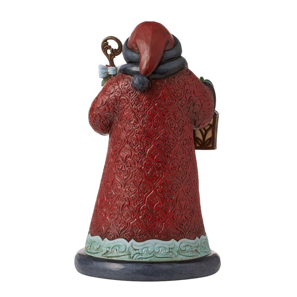 Jim Shore Heartwood Creek: Holiday Manor Santa with Cane Figurine sparkle-castle
