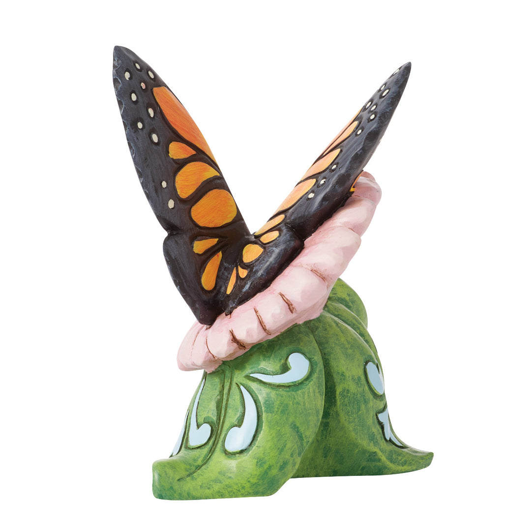 Jim Shore Heartwood Creek: Mini Monarch Butterfly Figurine sparkle-castle