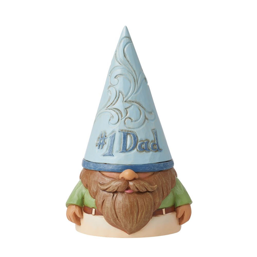 Jim Shore Heartwood Creek: #1 Dad Gnome Figurine sparkle-castle
