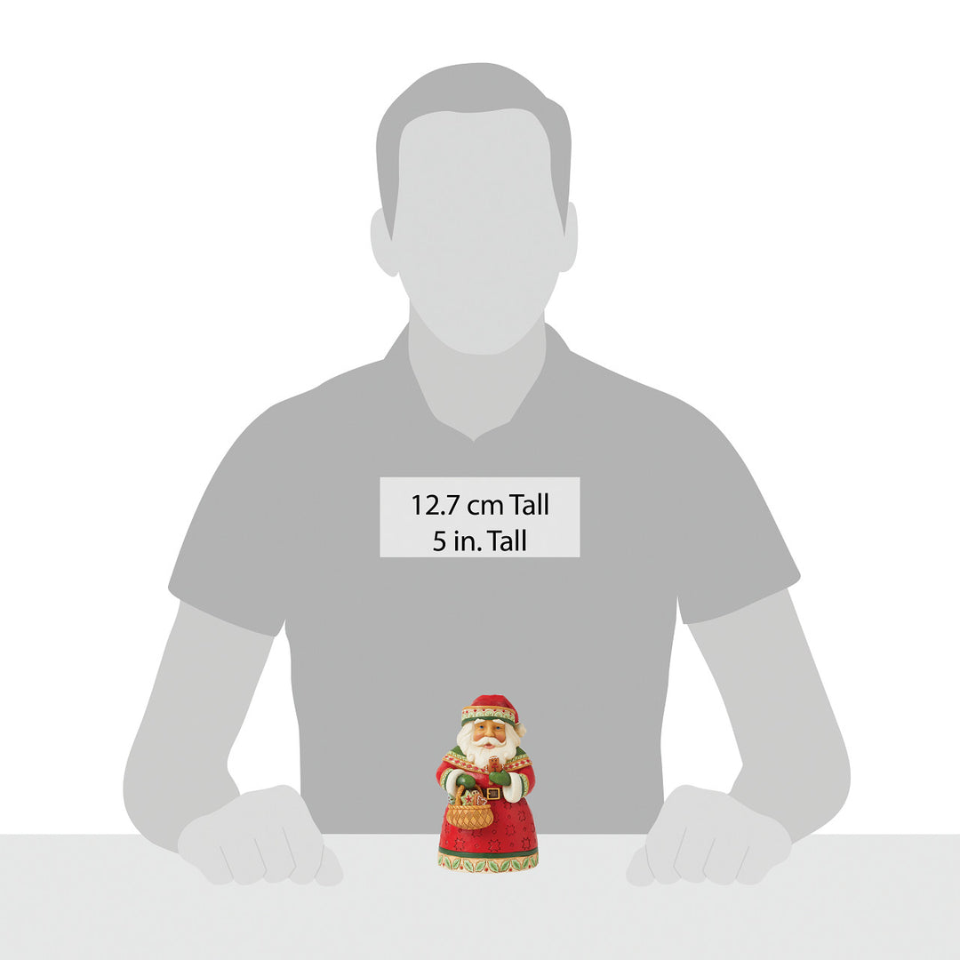 Jim Shore Heartwood Creek: Pint Sized Santa with Cookies Figurine sparkle-castle