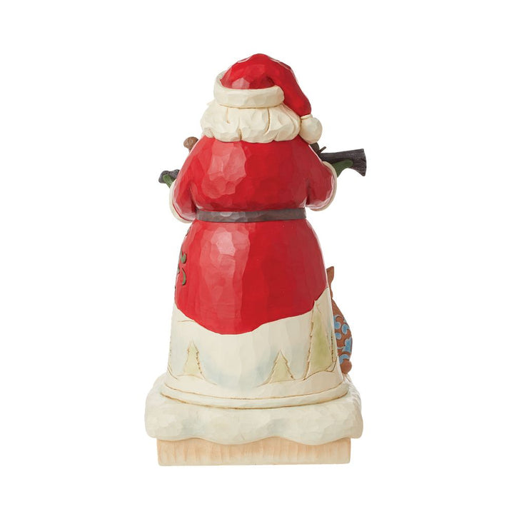 Jim Shore Heartwood Creek: Santa with Animals Statue sparkle-castle