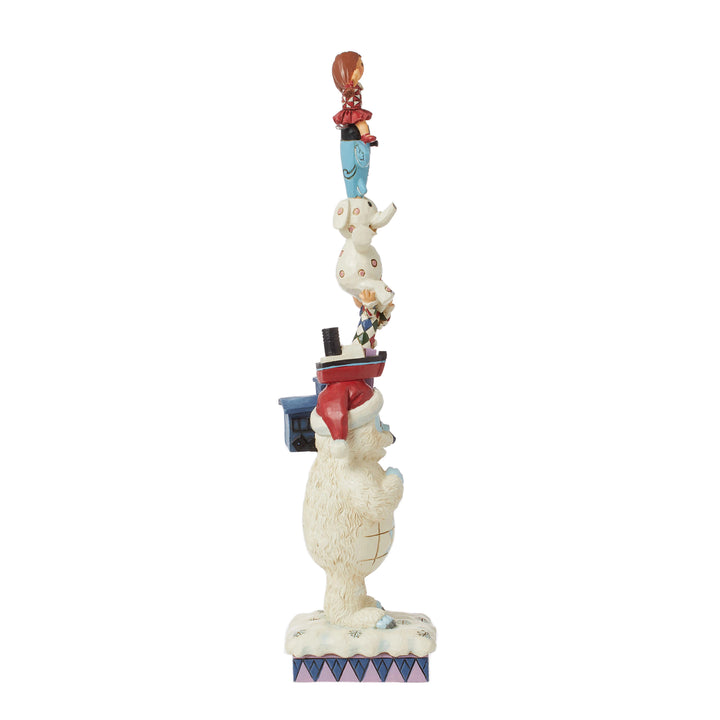 Jim Shore Rudolph Traditions: Stacked Bumble and Friends Figurine sparkle-castle