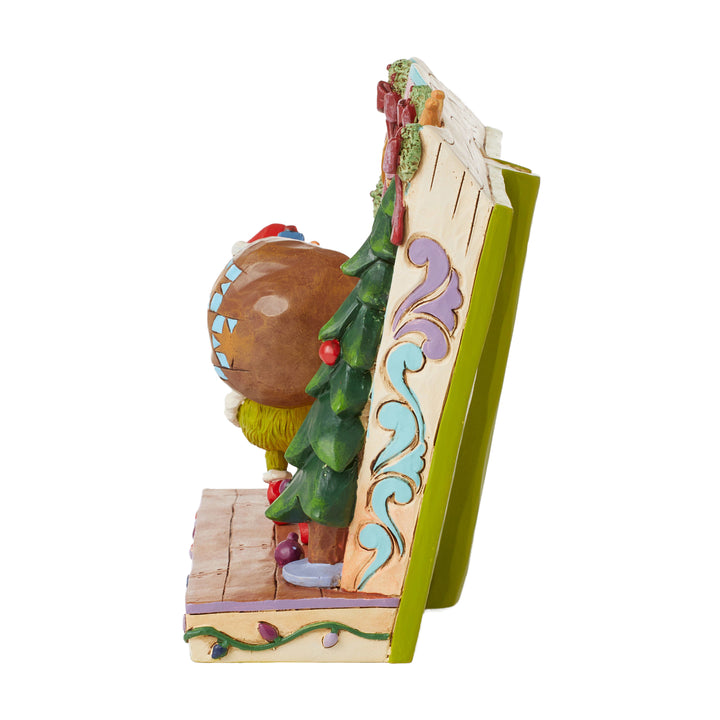 Jim Shore The Grinch: Grinch Stealing Presents Storybook Figurine sparkle-castle