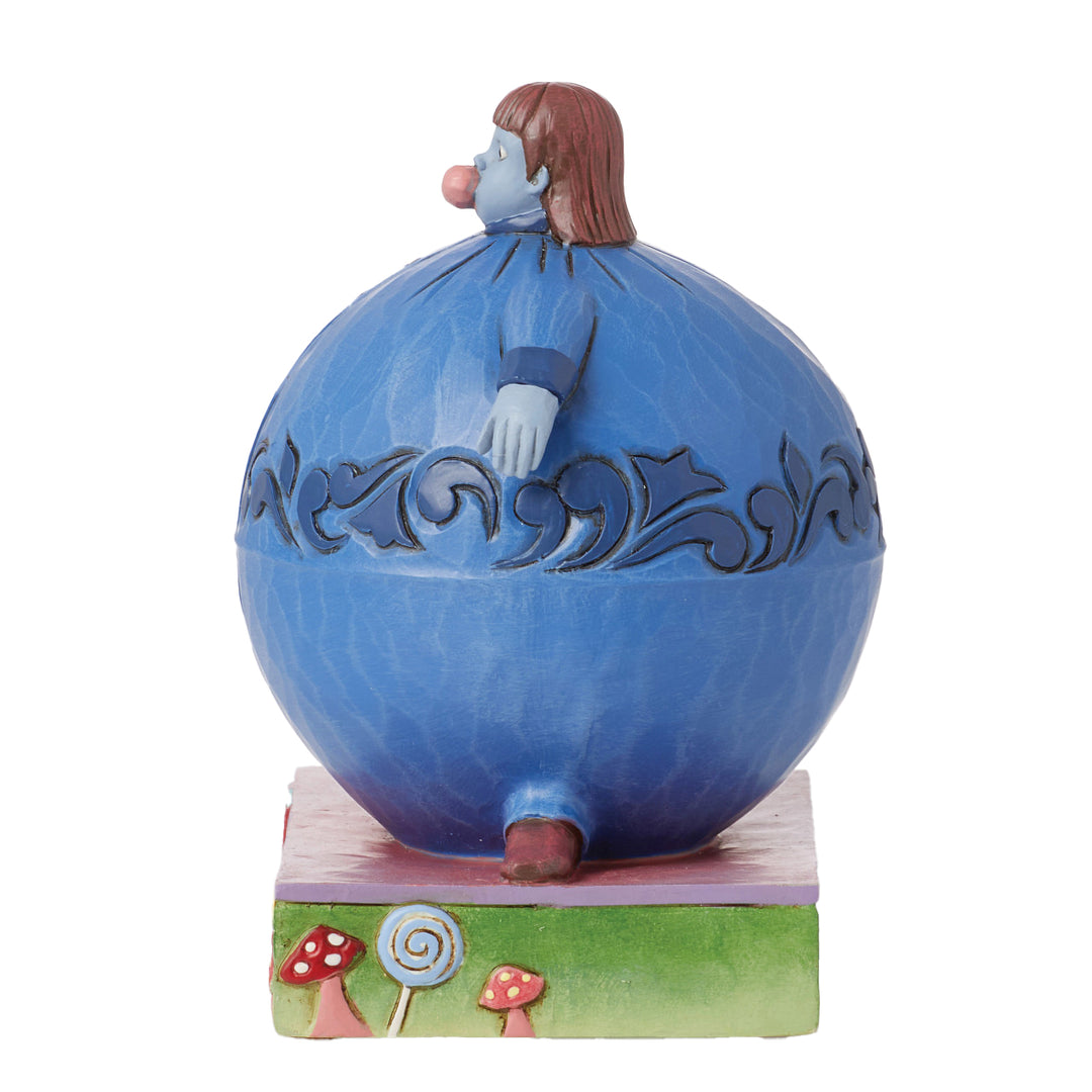 Jim Shore Willy Wonka: Violet Blowing Bubble Figurine sparkle-castle