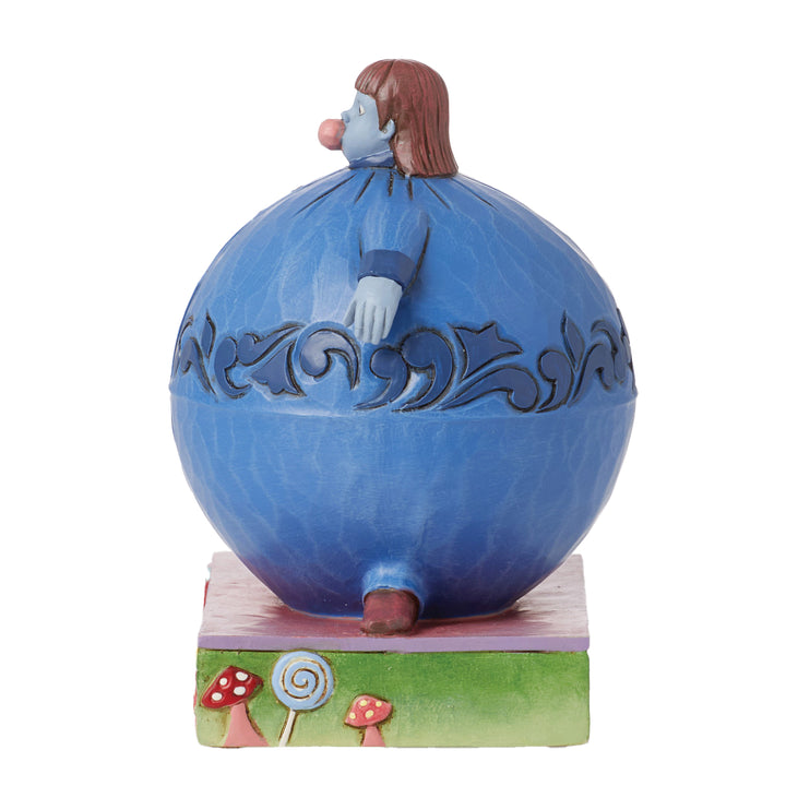 Jim Shore Willy Wonka: Violet Blowing Bubble Figurine sparkle-castle