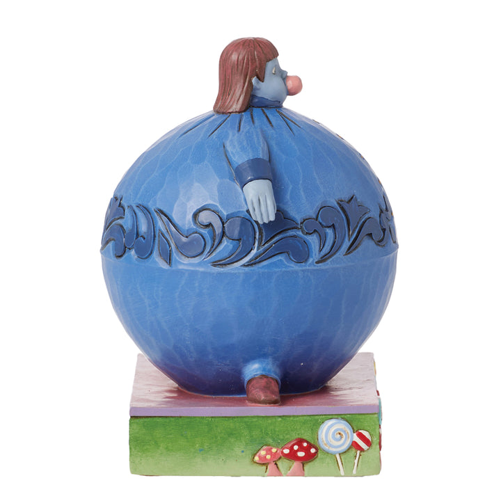 Jim Shore Willy Wonka: Violet Blowing Bubble Figurine sparkle-castle