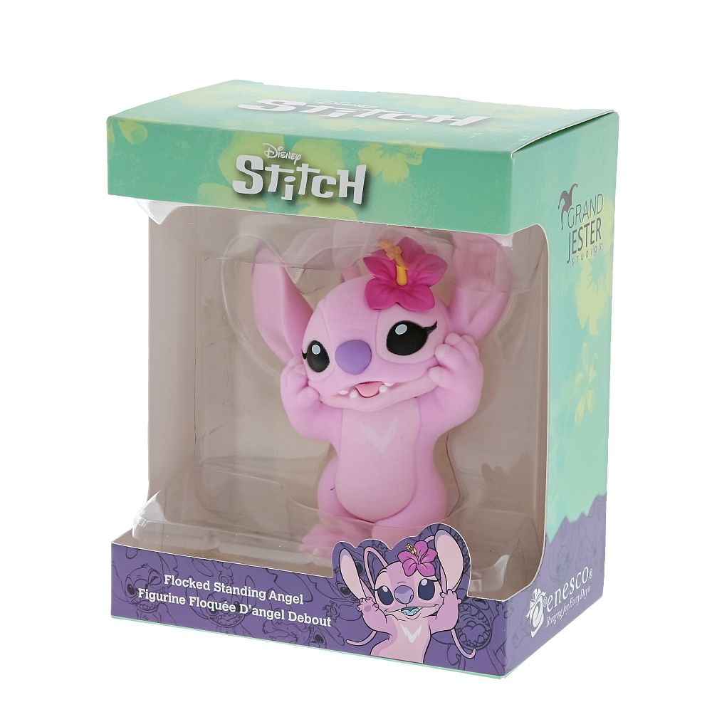 Grand Jester Studios: Flocked Angel Figurine sparkle-castle