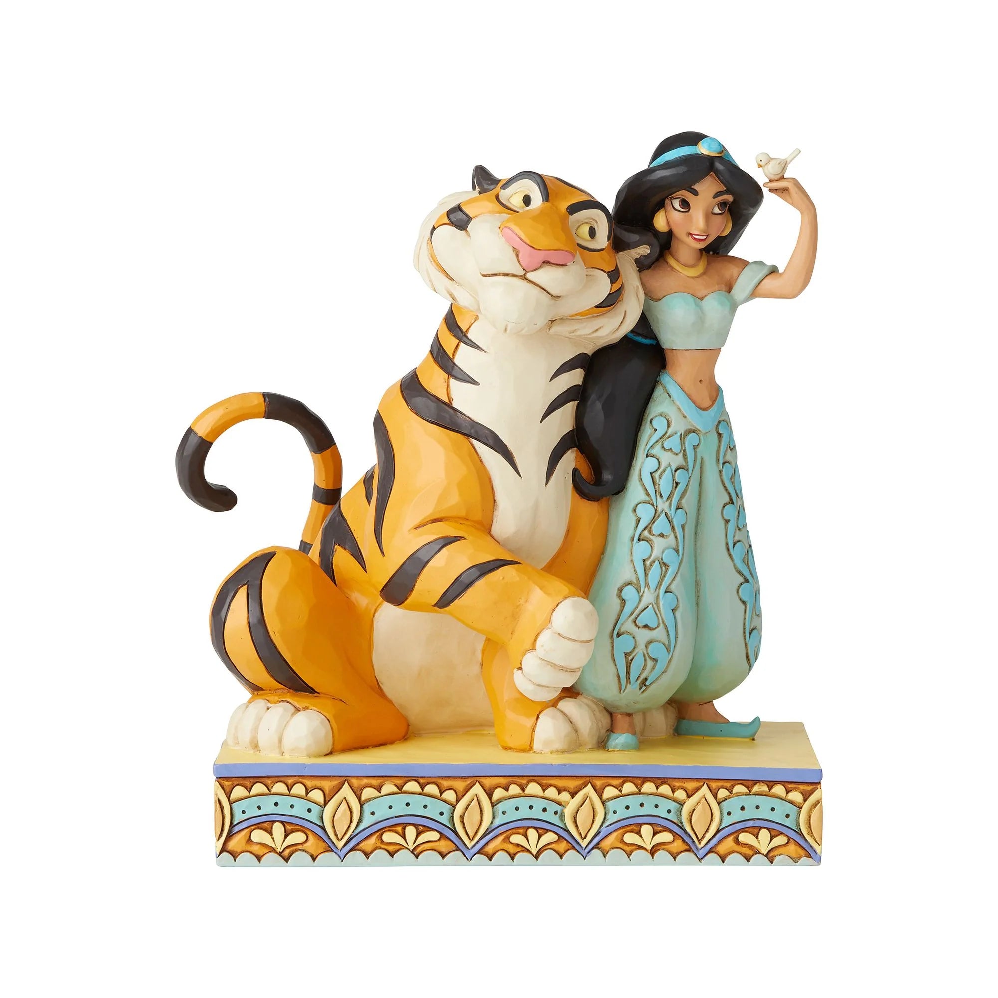 Jim Shore Disney Traditions: Jasmine and Rajah Figurine – Sparkle Castle