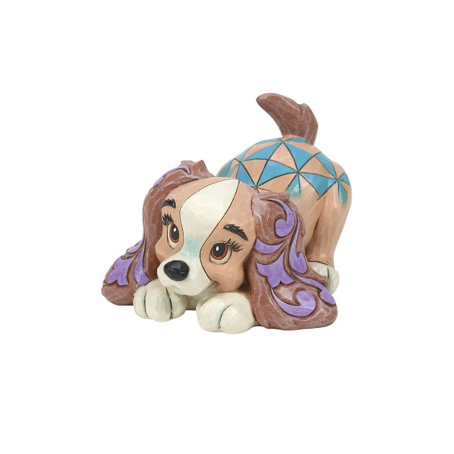 Jim Shore Disney Traditions: Lady Mini Figurine sparkle-castle