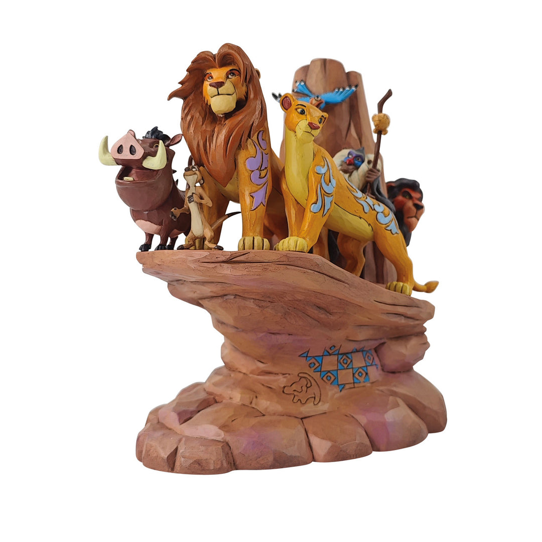 Jim Shore Disney Traditions: Lion King Carved In Stone Figurine sparkle-castle