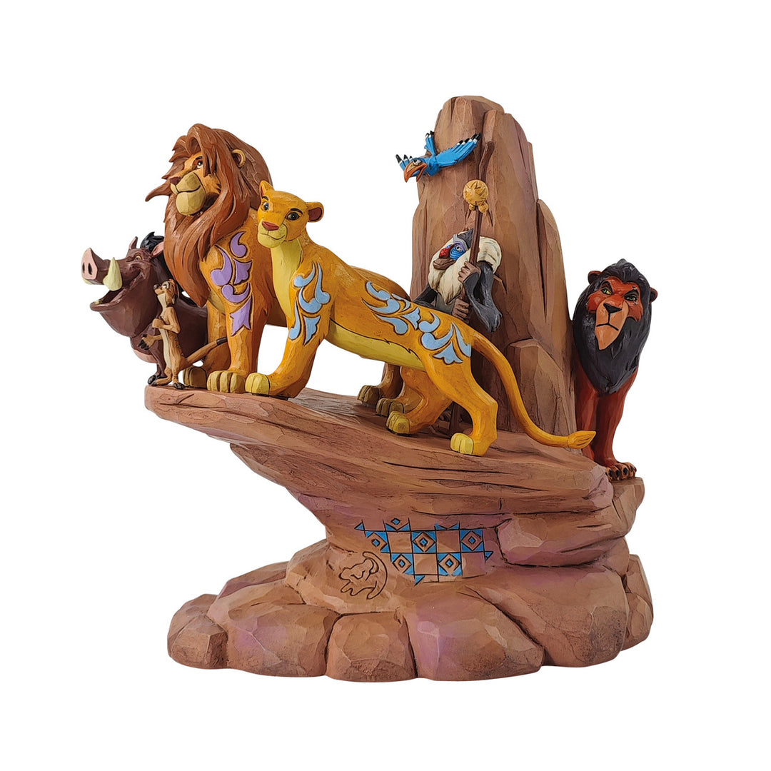 Jim Shore Disney Traditions: Lion King Carved In Stone Figurine sparkle-castle