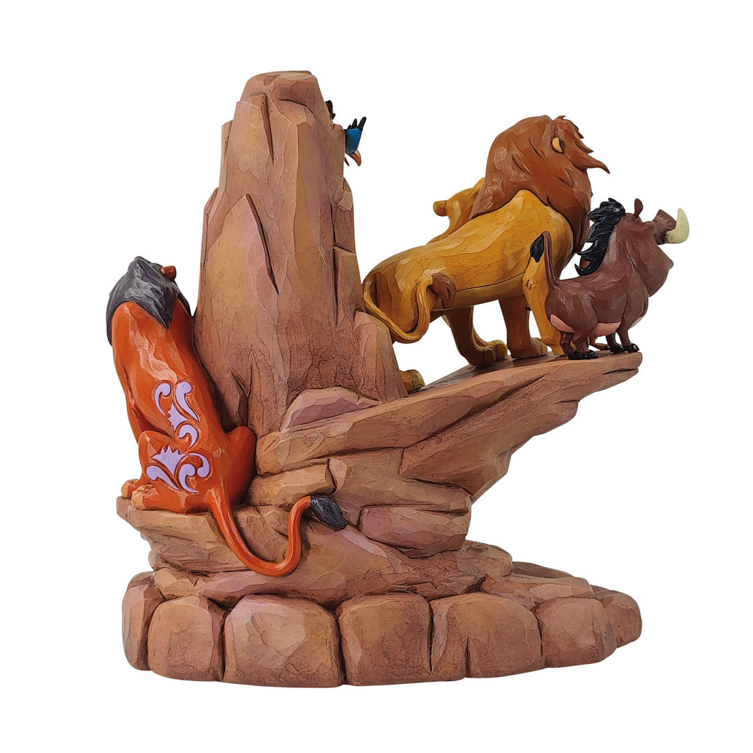 Jim Shore Disney Traditions: Lion King Carved In Stone Figurine sparkle-castle