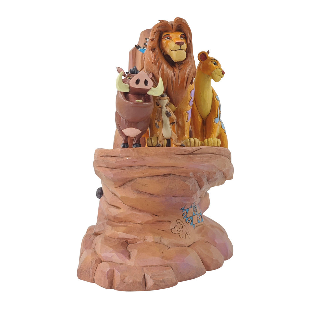 Jim Shore Disney Traditions: Lion King Carved In Stone Figurine sparkle-castle