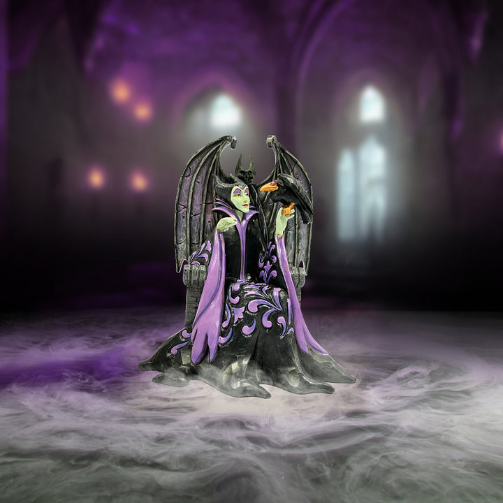 Jim Shore Disney Traditions: Maleficent from Sleeping Beauty Figurine sparkle-castle