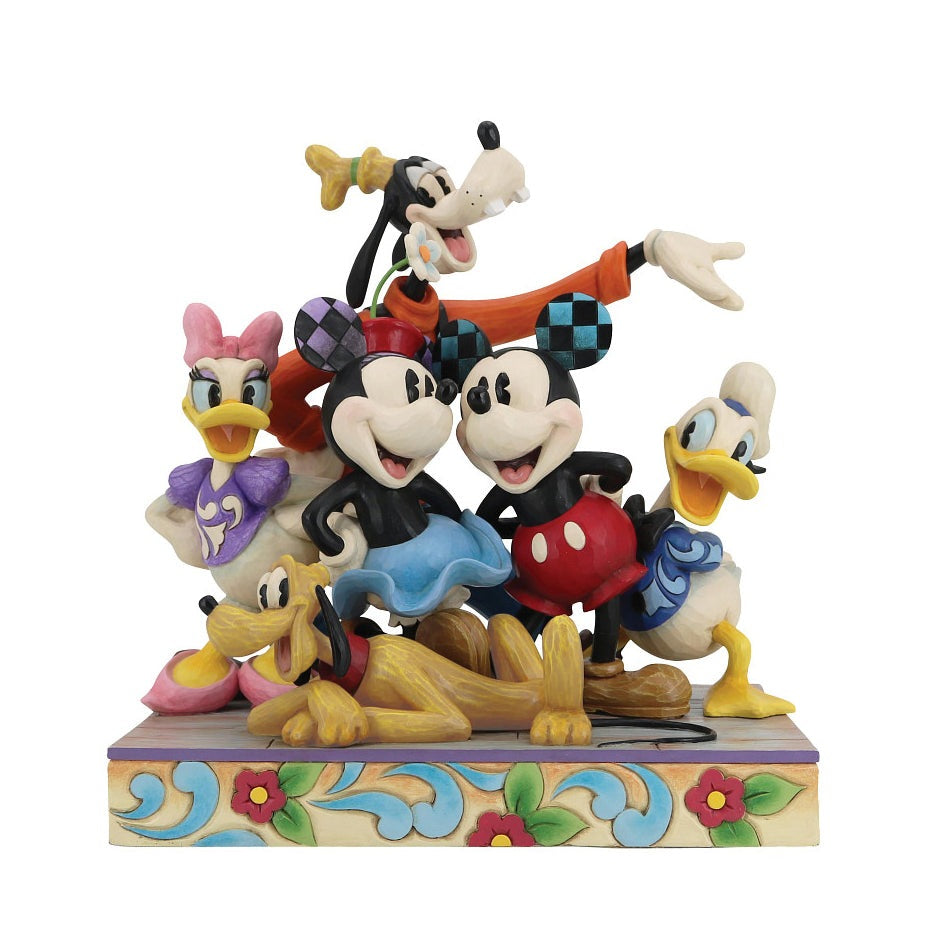 Jim Shore Disney Traditions: Mickey and Friends Group Pose Figurine