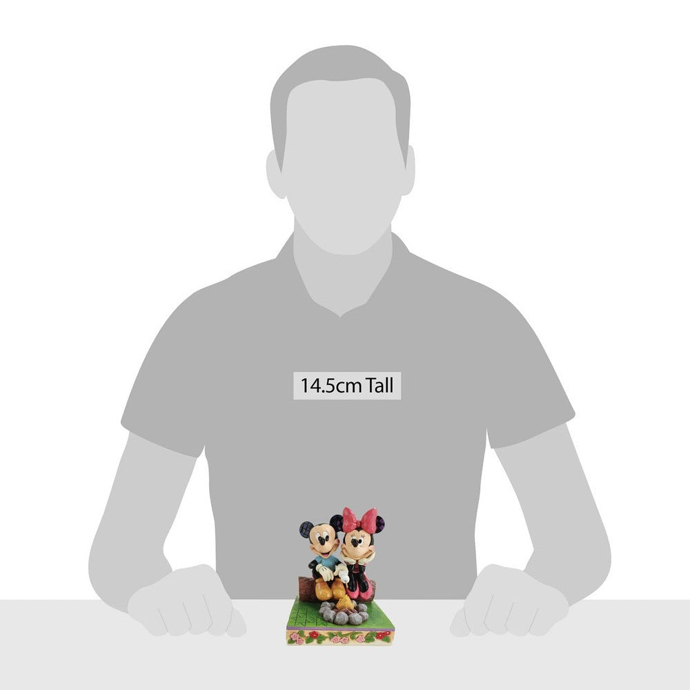 Jim Shore Disney Traditions: Mickey & Minnie By Campfire Figurine sparkle-castle