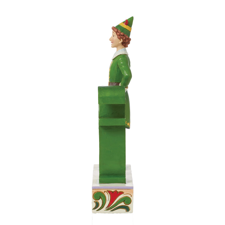 Jim Shore Elf: Buddy Elf Standing Elf Word Figurine sparkle-castle