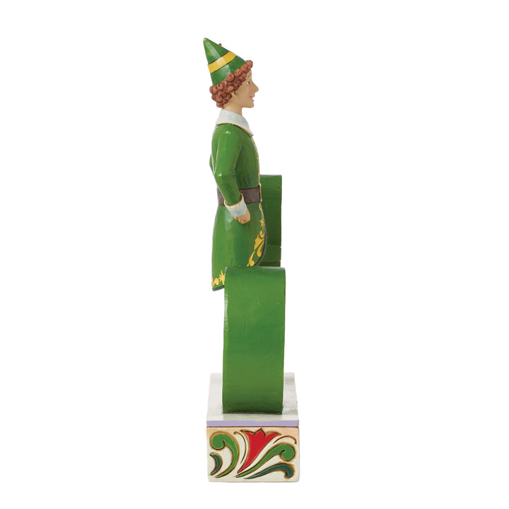 Jim Shore Elf: Buddy Elf Standing Elf Word Figurine sparkle-castle