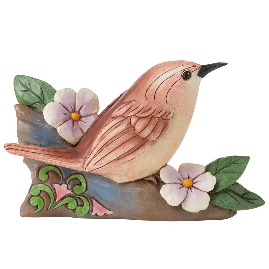 Jim Shore Heartwood Creek: Carolina Wren Figurine sparkle-castle