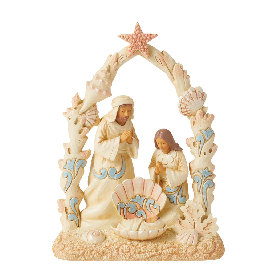 Jim Shore Heartwood Creek: Coastal Nativity Figurine sparkle-castle