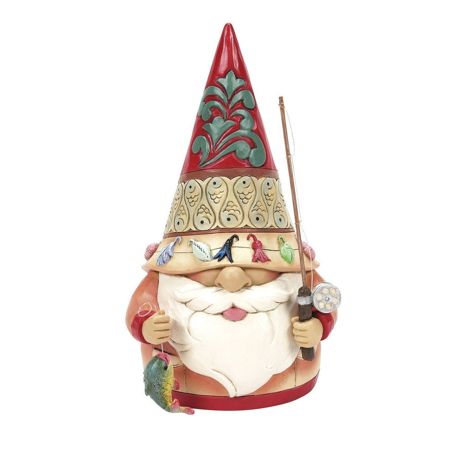 Jim Shore Heartwood Creek: Fishing Gnome Figurine sparkle-castle