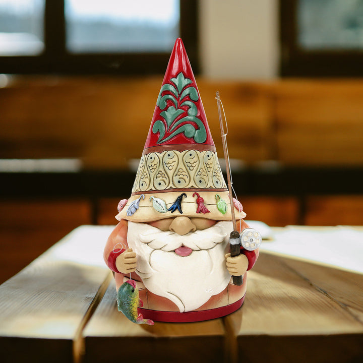 Jim Shore Heartwood Creek: Fishing Gnome Figurine sparkle-castle