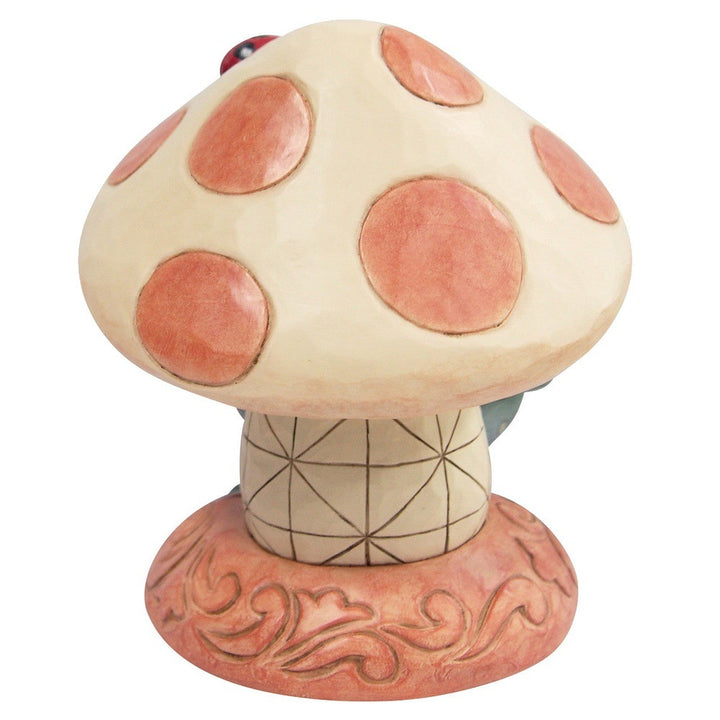 Jim Shore Heartwood Creek: Frog Leaning On Mushroom Figurine sparkle-castle