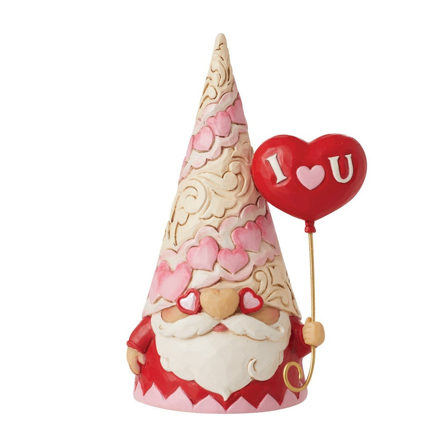 Jim Shore Heartwood Creek: Love Gnome with Heart Balloon Figurine sparkle-castle