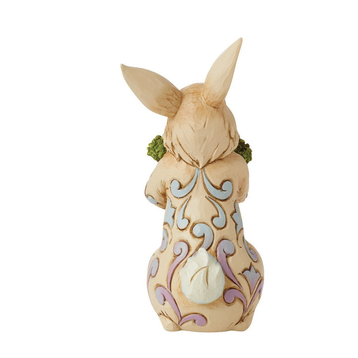 Jim Shore Heartwood Creek: Pint Sized Bunny With Carrots Figurine sparkle-castle
