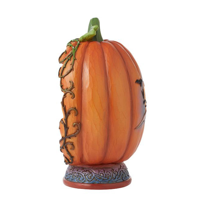 Jim Shore Heartwood Creek: Witch With Cauldron Pumpkin Diorama Figurine sparkle-castle