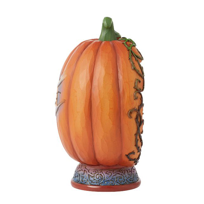 Jim Shore Heartwood Creek: Witch With Cauldron Pumpkin Diorama Figurine sparkle-castle