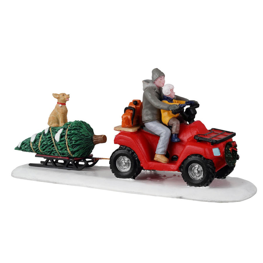 Lemax Vail Village Accessory: Holiday Haul sparkle-castle
