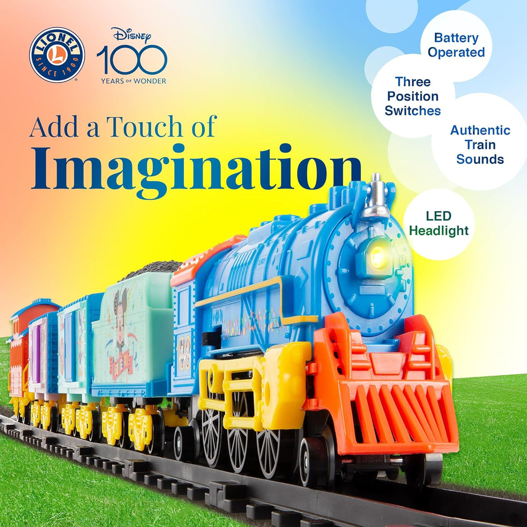 Lionel Disney D100 Ready-to-Play Mini Train Set sparkle-castle