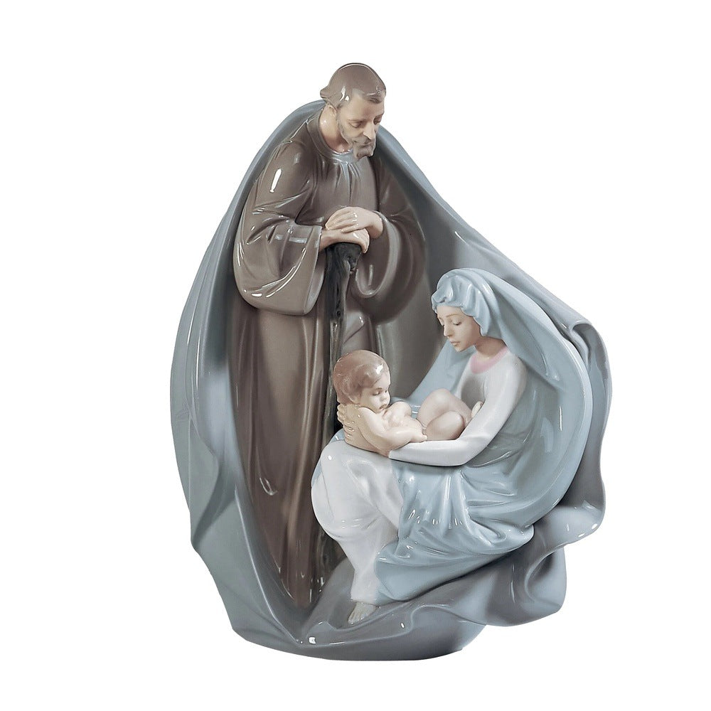 Lladró Holiday Collection: Birth of Jesus Figurine sparkle-castle