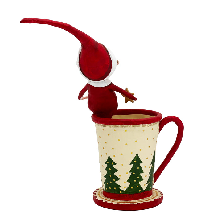 Lori Mitchell Christmas Collection: Cocoa and Cookies Santa Figurine sparkle-castle