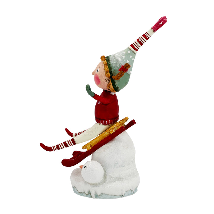 Lori Mitchell Christmas Collection: Downhill Dawn Figurine sparkle-castle