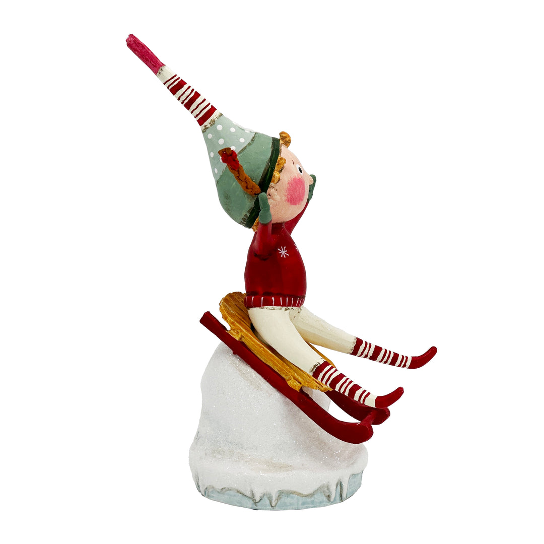Lori Mitchell Christmas Collection: Downhill Dawn Figurine sparkle-castle