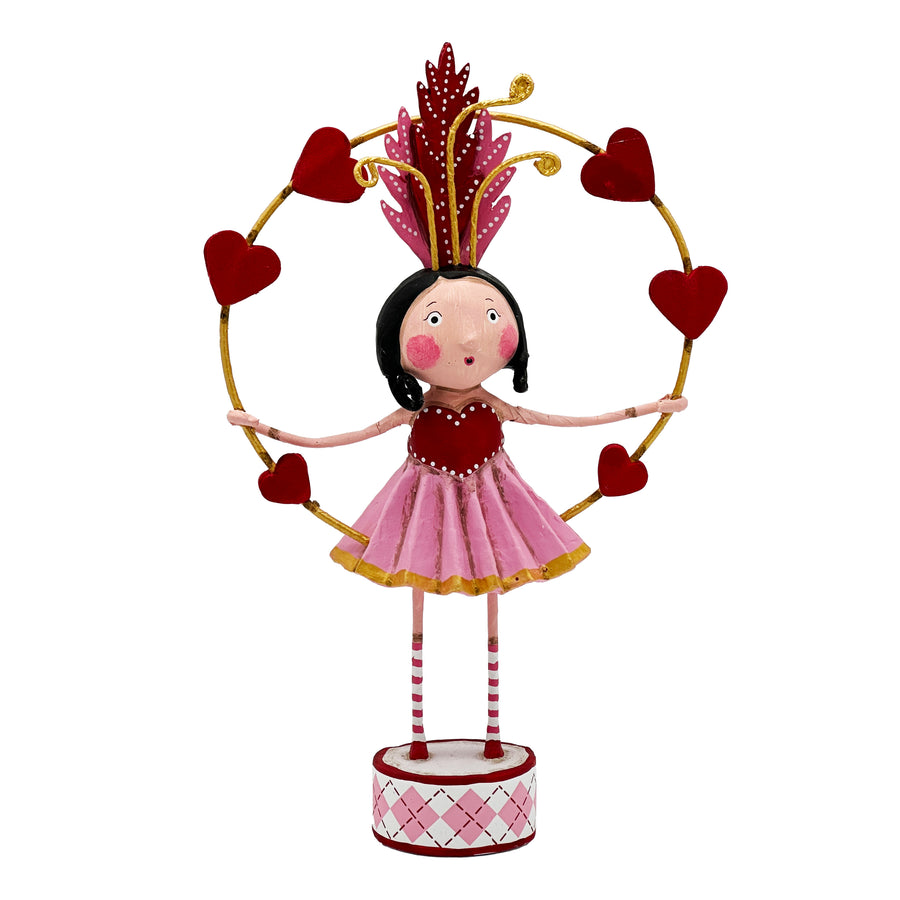 Lori Mitchell Valentine's Day Collection: Juggling Hearts Figurine sparkle-castle