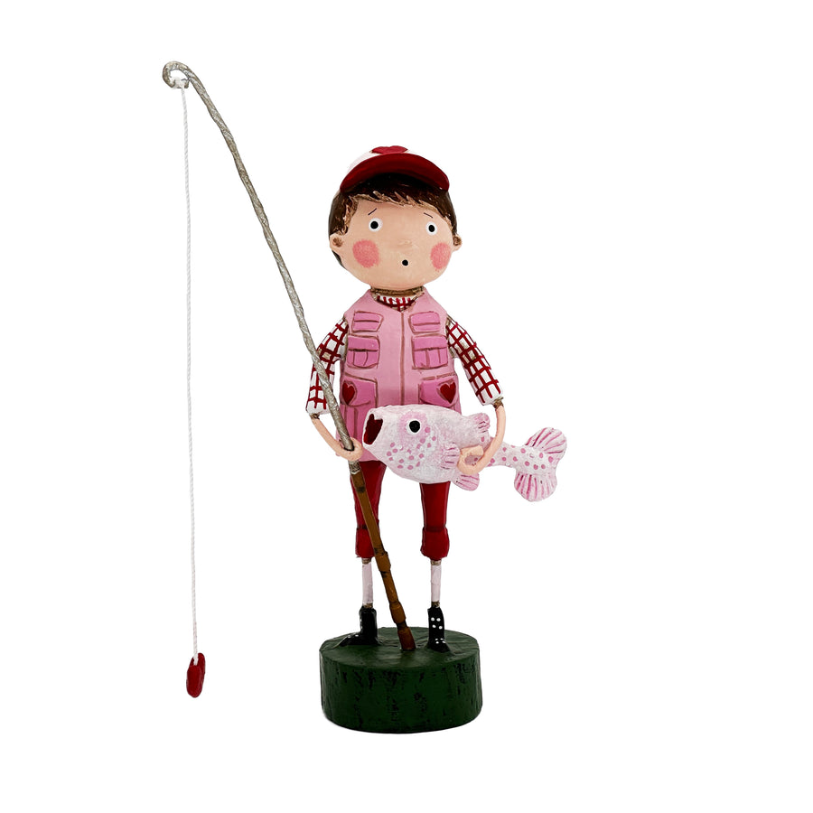 Lori Mitchell Valentine's Day Collection: You're a Catch Figurine sparkle-castle