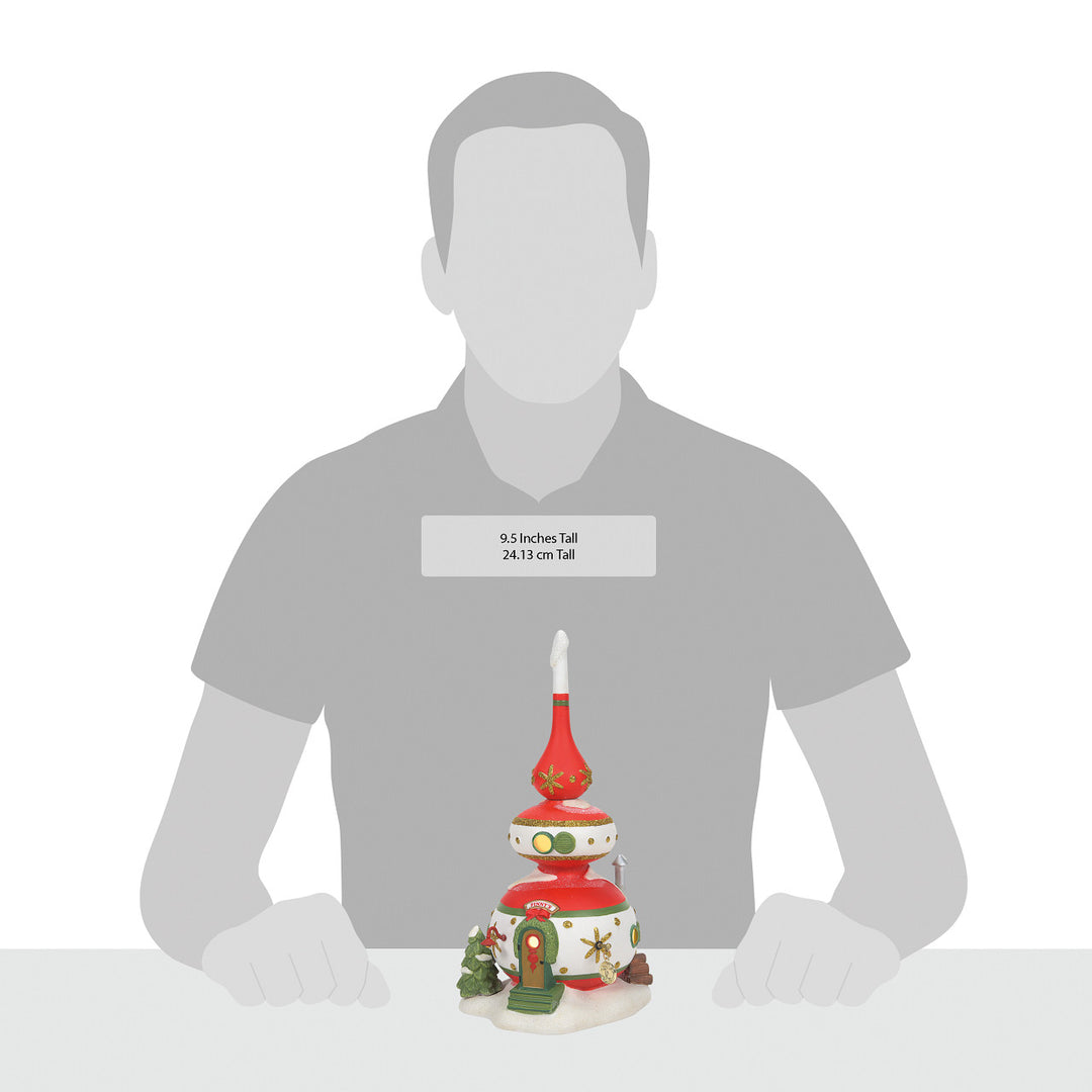 Department 56 North Pole Series: Finny's Ornament House sparkle-castle