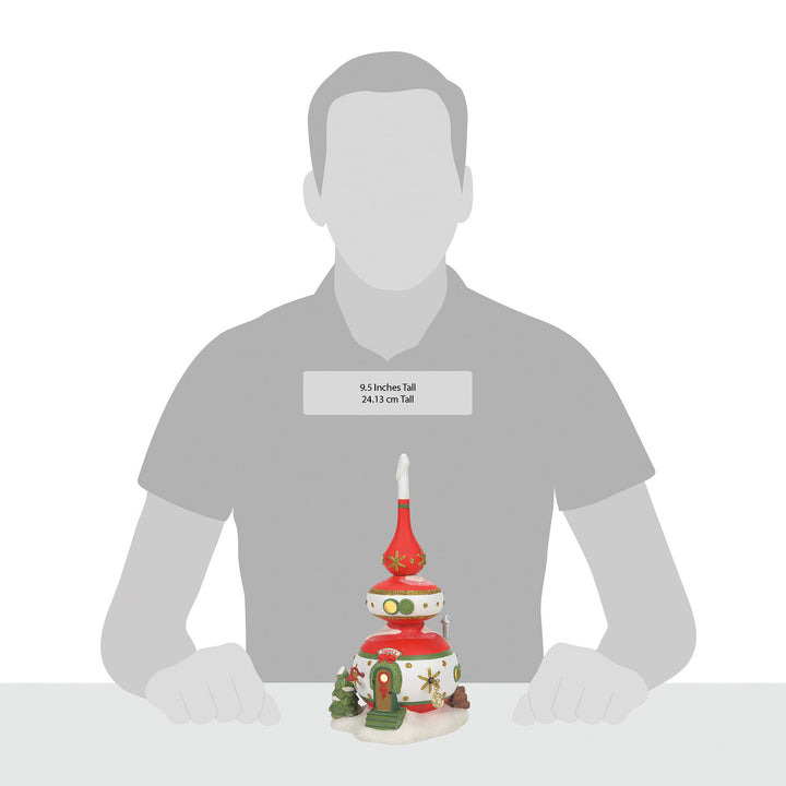 Department 56 North Pole Series: Finny's Ornament House sparkle-castle