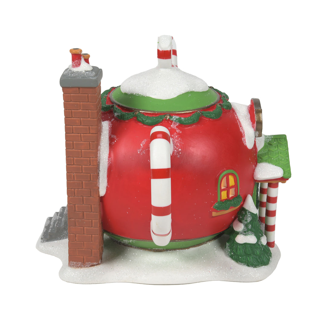 Department 56 North Pole Series: Peppermint Tea Shop sparkle-castle
