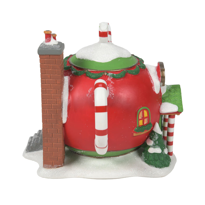 Department 56 North Pole Series: Peppermint Tea Shop sparkle-castle