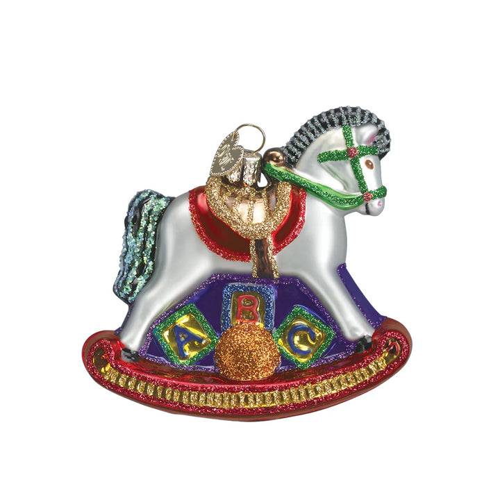 Old World Christmas: Child's First Christmas Collection Hanging Ornaments, Set of 6 sparkle-castle
